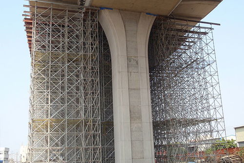 天津華野建筑公司 臨汾盤扣腳手架租賃 盤扣腳手架租賃符合資質